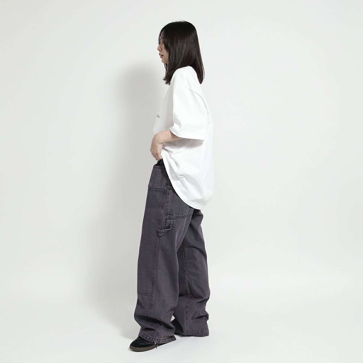 身長：162cm　着用サイズ：Lサイズ