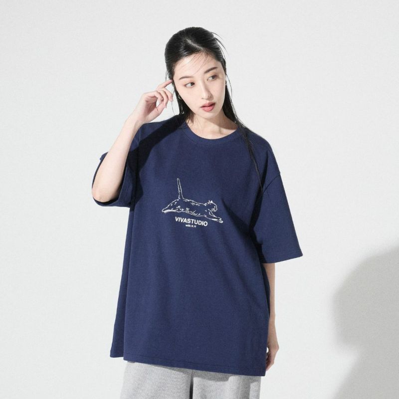 Free Kitten ミュージシャンTシャツ ヴィンテージ Tシャツ Ｌサイズ ヴィンテージライクフラワープリントリンガーTシャツ MONO-MART LADY'S