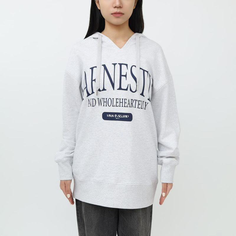 user_4f64c472ページ★ Book Vender Double Zip Hoodie (Logo /Ash) | COW